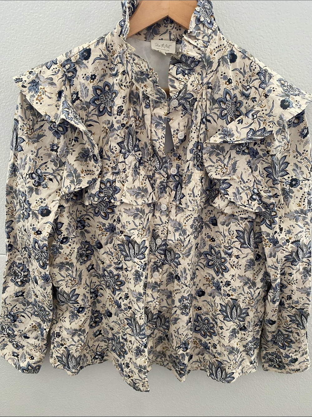 Shop The Mint long sleeve blouse - M - Picture 1 of 5